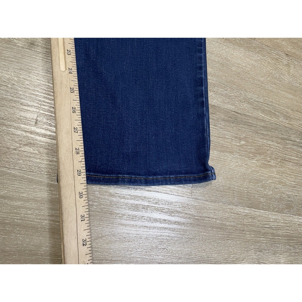 Levi's 512 Jeans Womens Sz 20 Blue Perfectly Shaping Straight Leg Stretch Denim - Picture 8 of 8